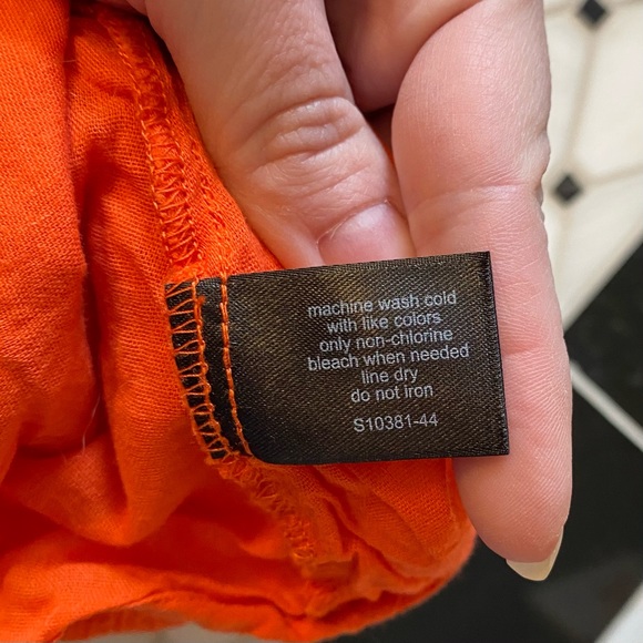 Lane Bryant Off the Shoulder Top - 18/20 - Orange - Picture 5 of 7